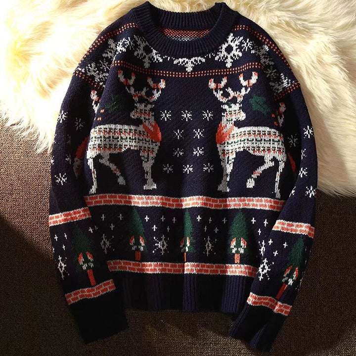Lockerer Strickpullover im urbanen Stil