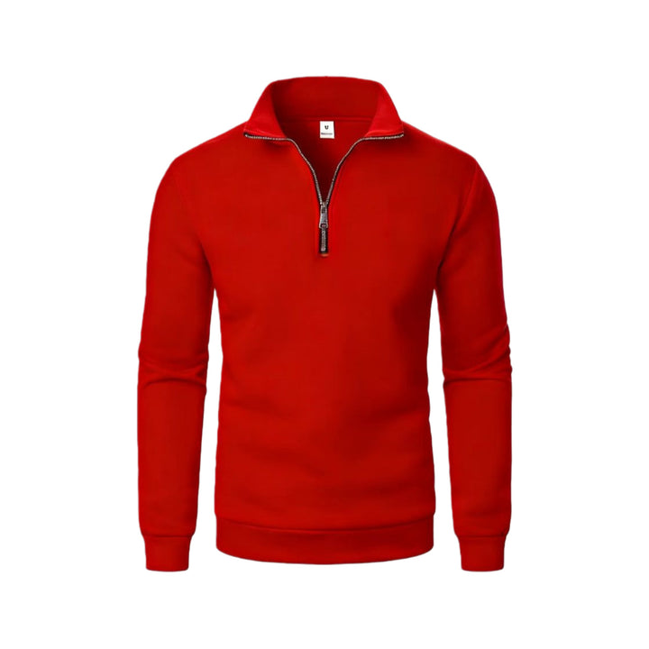 Locker geschnittenes Herren-Sweatshirt mit Reißverschluss
