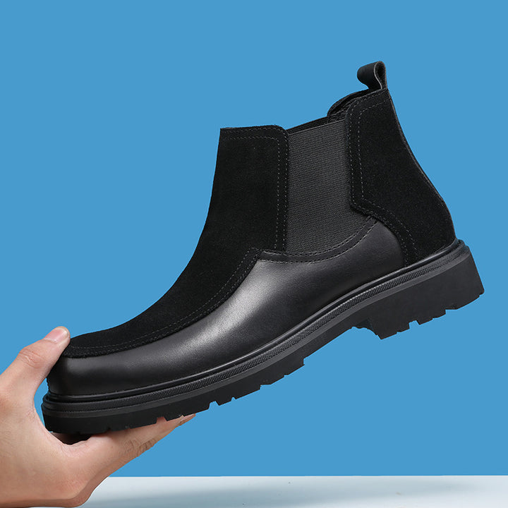 Herren-Chelsea-Stiefel, gefüttert, klassisches Design