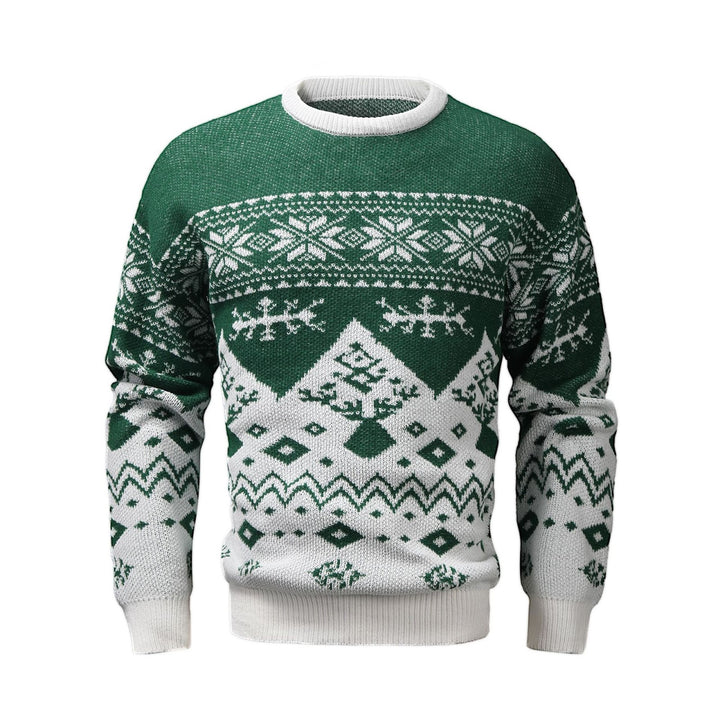 Retro-Weihnachtspullover im amerikanischen Stil