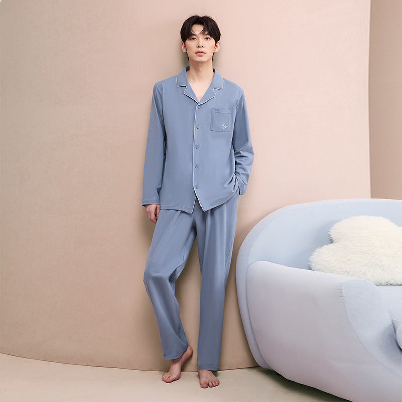 Damen-Pyjama-Set aus angerauter Baumwolle