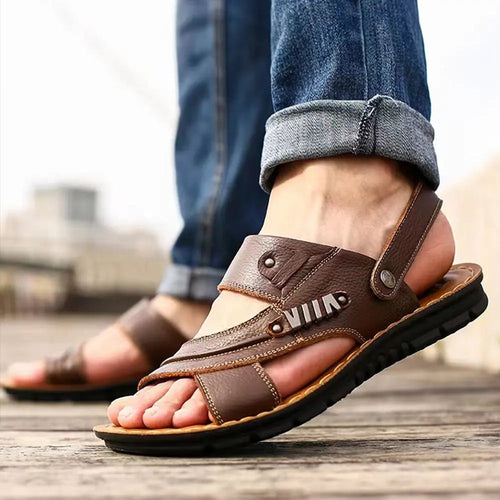 Echoarchiv | Sandalen Aus Echtem Leder