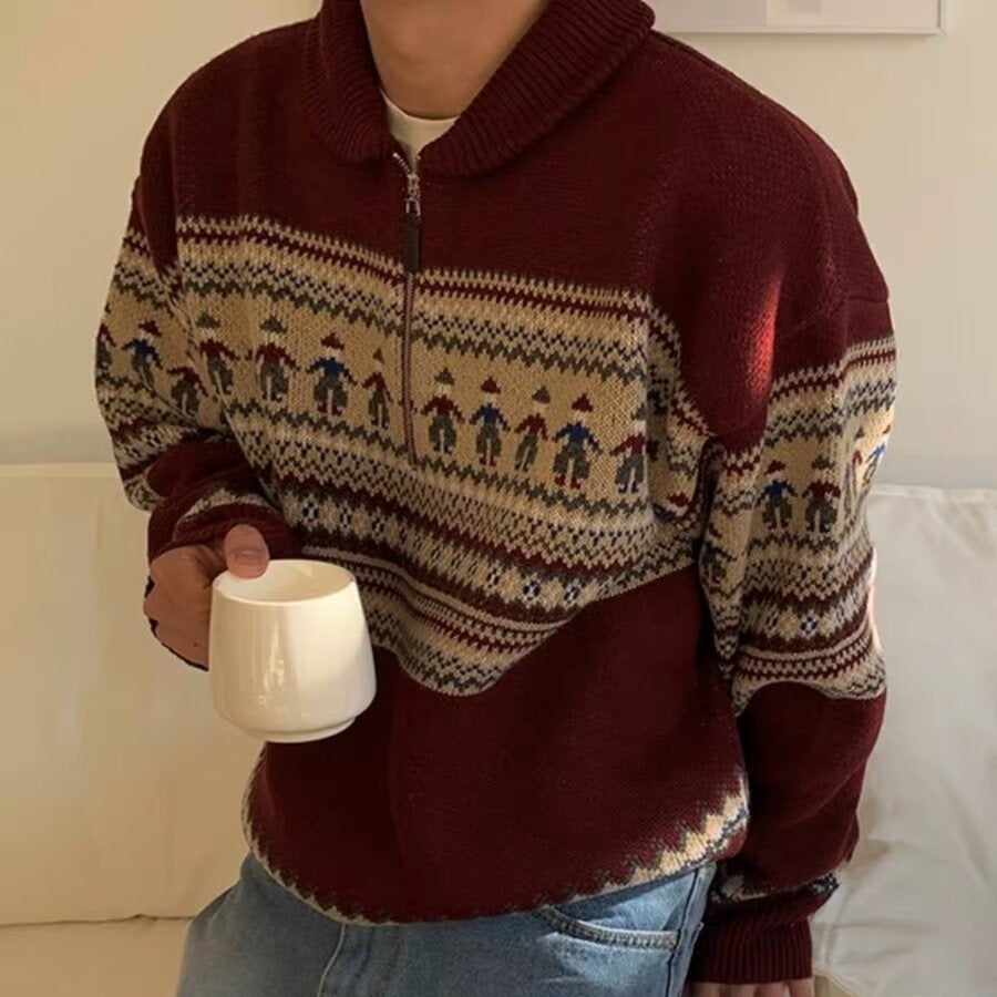 Vintage Streifenpullover für Paare