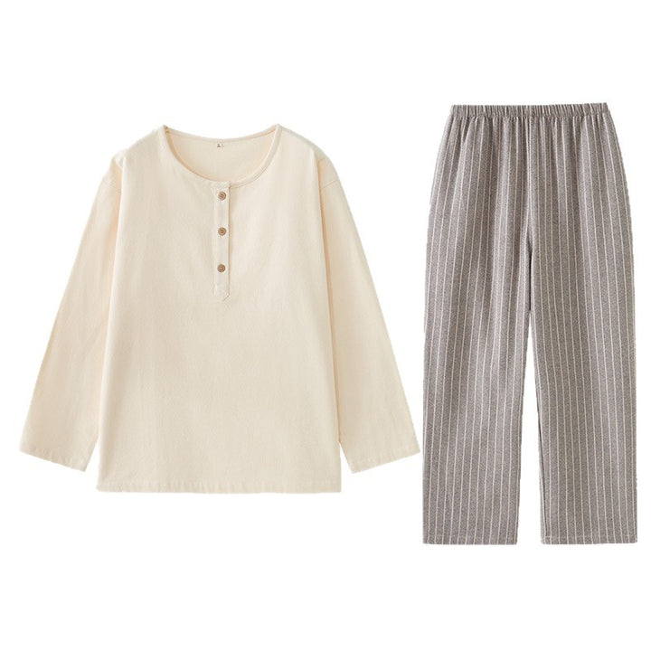 Winter-Pyjama-Set aus angerauter Baumwolle für Paare