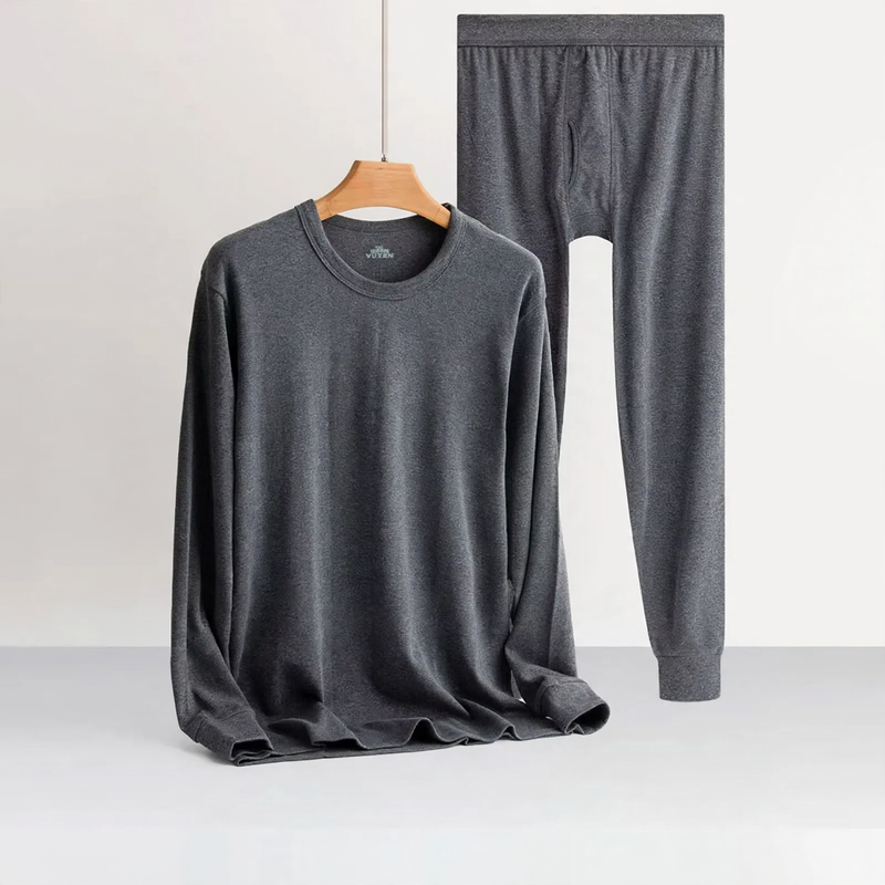 Baumwoll-Thermounterwäsche-Set für Herren