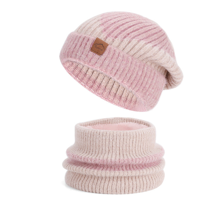 Strickmütze und Loop-Schal Set