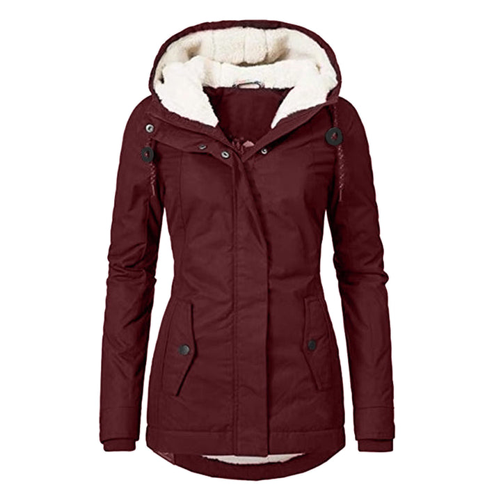 Gefütterter Parka mit Lammfell-Imitat