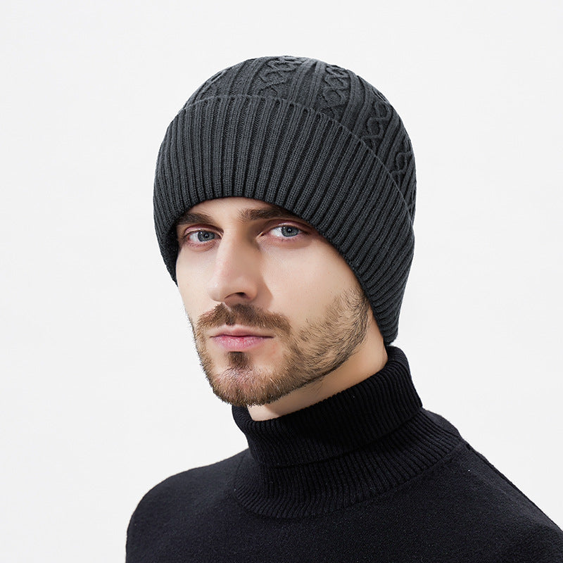 Strickmütze und Halswärmer Set, Einheitsgröße