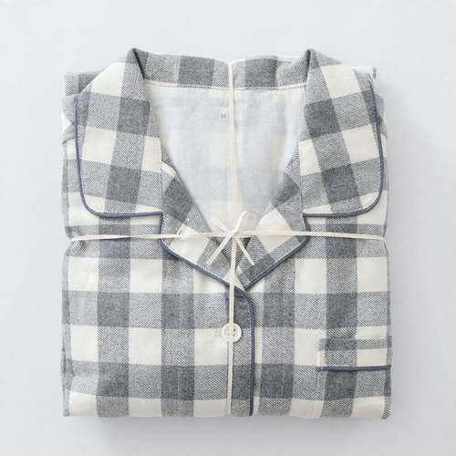 Japanisches Flanell-Schlafanzug-Set für Paare