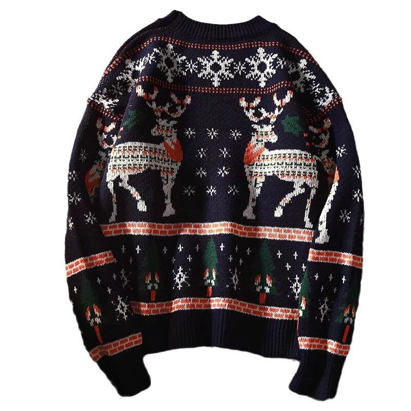 Lockerer Strickpullover im urbanen Stil