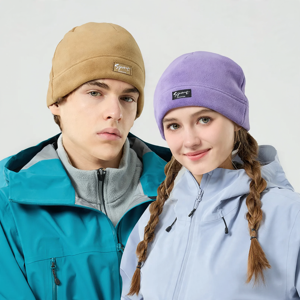 Warme Fleece-Mütze mit Ohrenschutz für den Winter