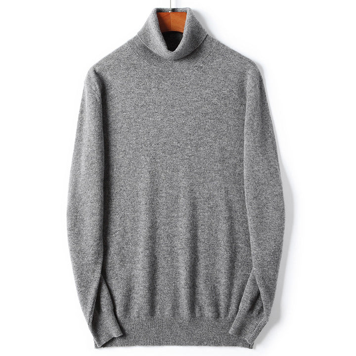Herren-Rollkragenpullover aus Merinowolle