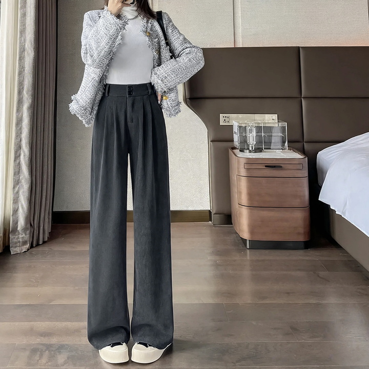 Damen-Cordhose, weit geschnitten, verschiedene Längen