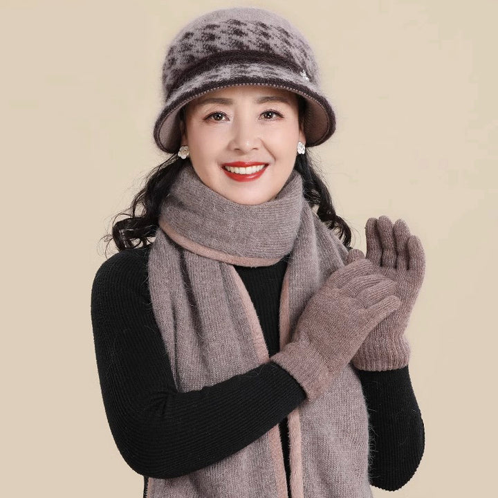 Strickmütze für Damen, warmes Winter-Accessoire