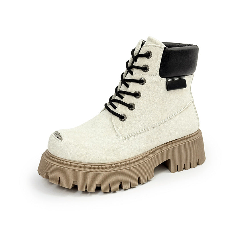 Herren-Stiefel, hohe Form, Wildleder-Optik