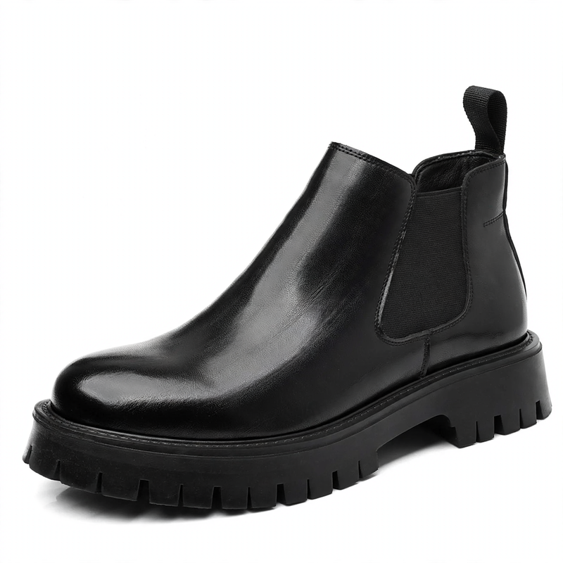 Herren Chelsea-Stiefel, knöchelhoch, rutschfest, Kunstleder
