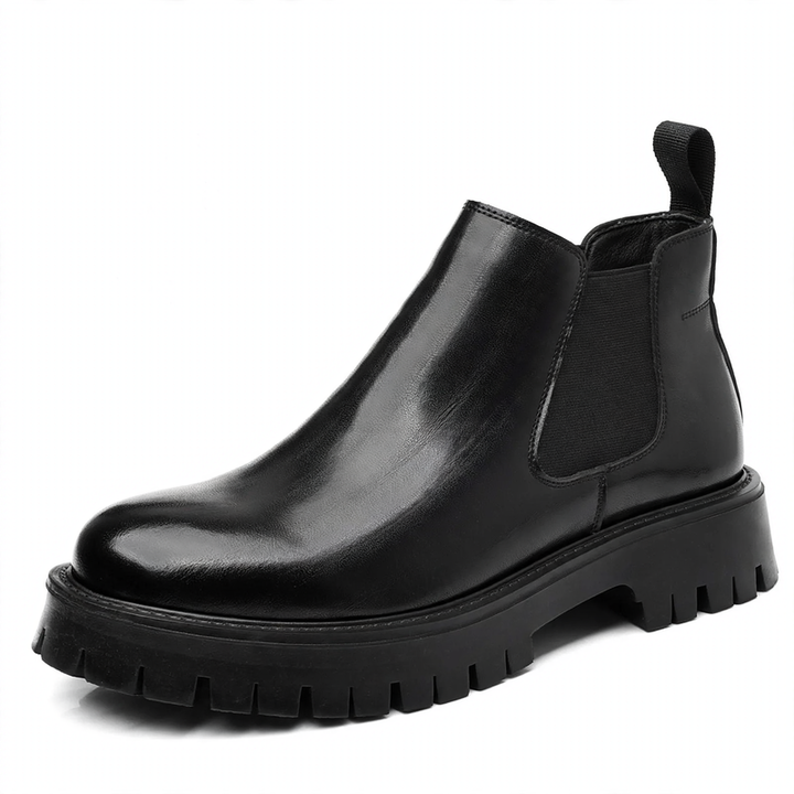 Herren Chelsea-Stiefel, knöchelhoch, rutschfest, Kunstleder