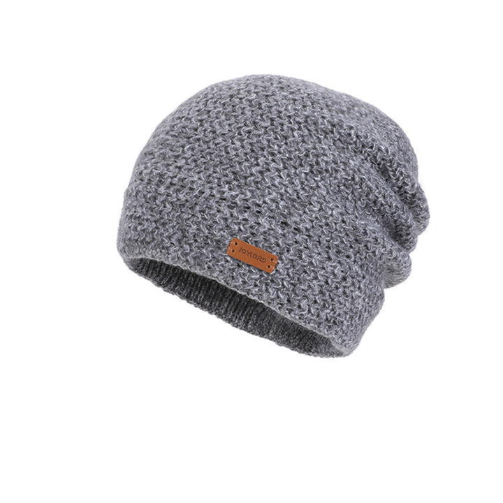 Damen Strickmütze und Schal Set, gefüttert, Winter