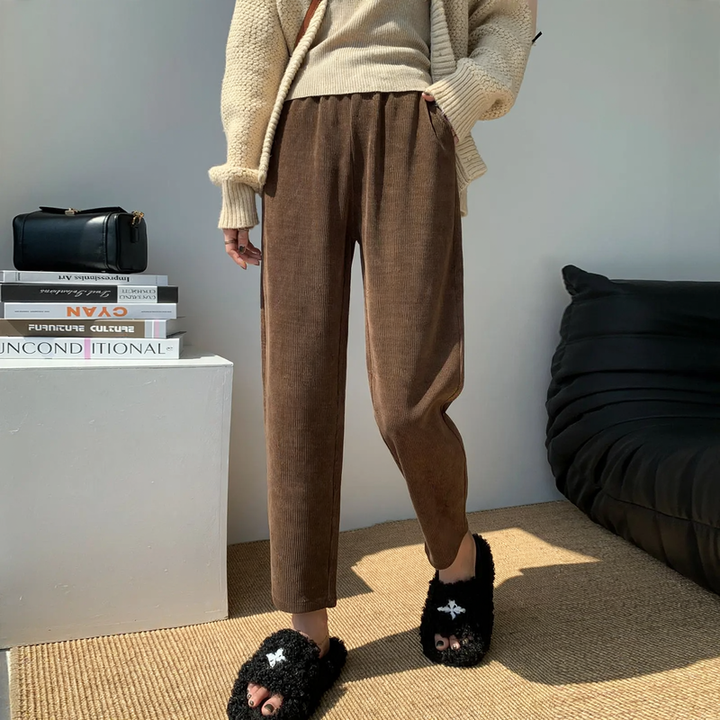 Damen-Cordhose, Haremsschnitt, verschiedene Längen