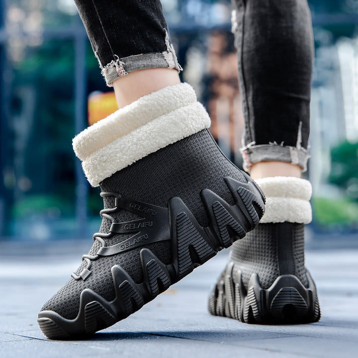 Wasserdichte Herren-Stiefel, PVC, gefüttert