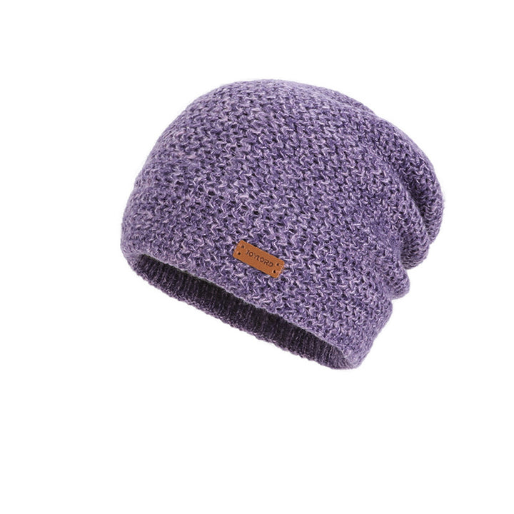 Damen Strickmütze und Schal Set, gefüttert, Winter