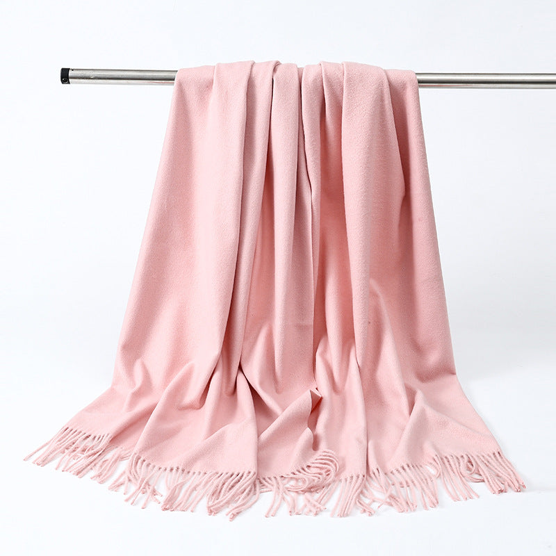 Eleganter Woll-Kaschmir-Schal für Damen und Herren