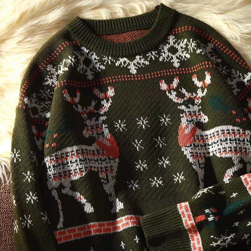 Lässiger Strickpullover für Herren