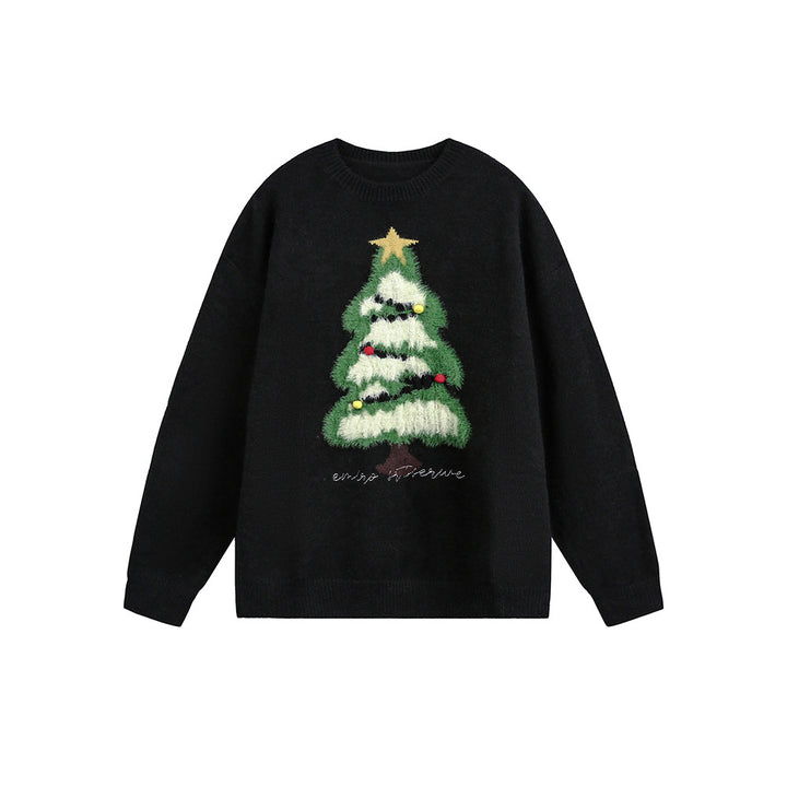 Weihnachtspullover mit Rundhalsausschnitt, Unisex