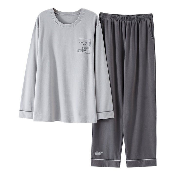 Herren-Pyjama-Set aus Modal, langärmelig
