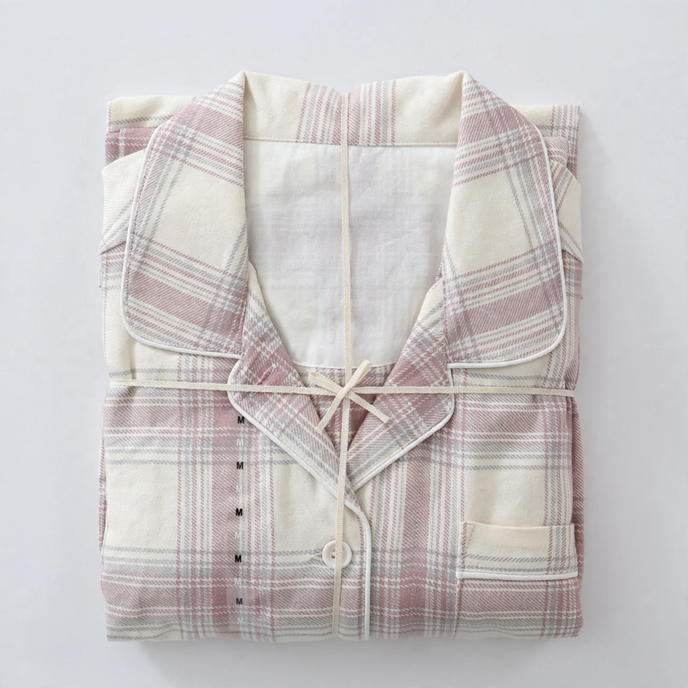 Japanisches Flanell-Schlafanzug-Set für Paare