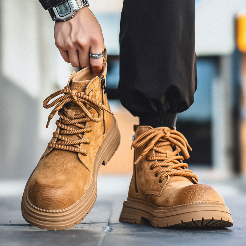 Klassische Herren-Stiefel aus Schweinsleder