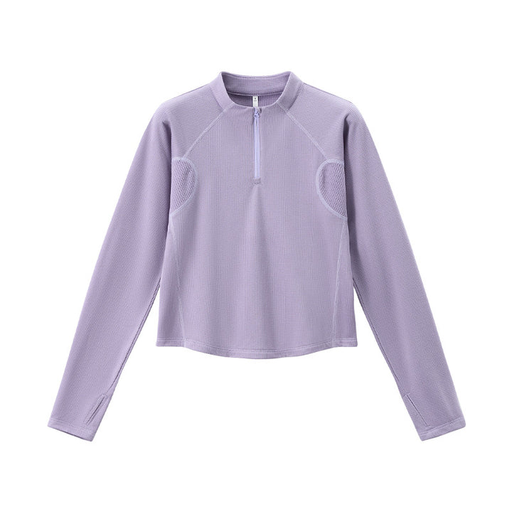 Leichtes Herren-Sweatshirt mit halbem Reißverschluss