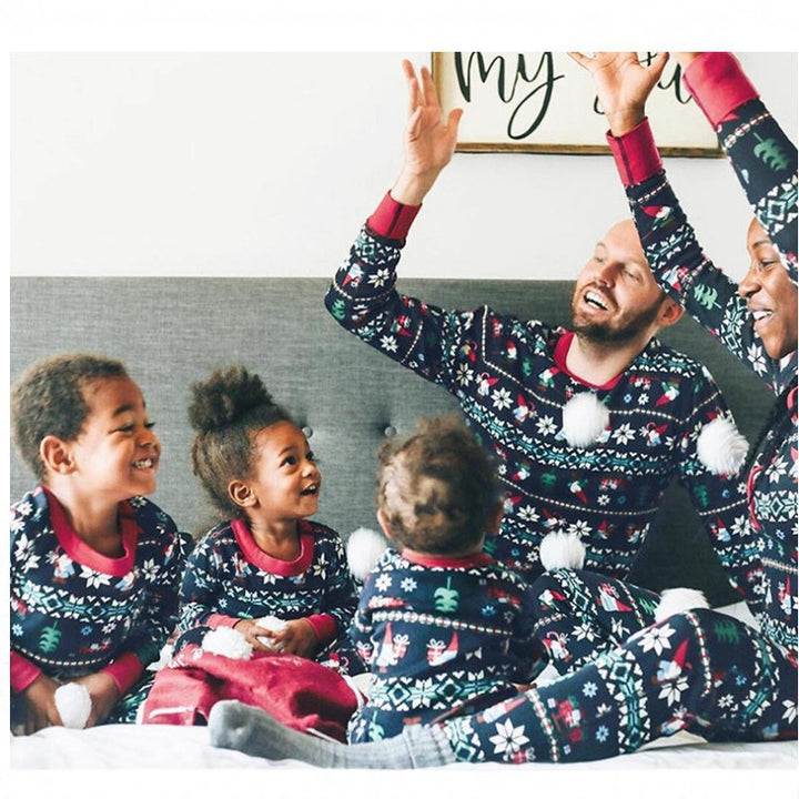 Weihnachts-Familien-Schlafanzug-Set