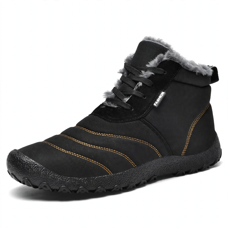 Herren-Winterstiefel, gefüttert, zum Hineinschlüpfen