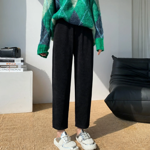 Damen-Cordhose, Haremsschnitt, verschiedene Längen