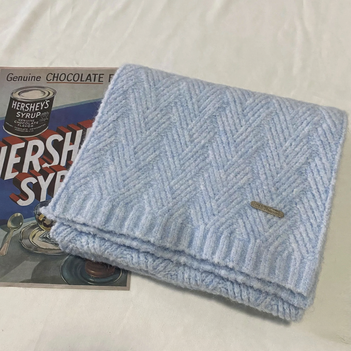 Alpakawoll-Strickschal, dick und weich