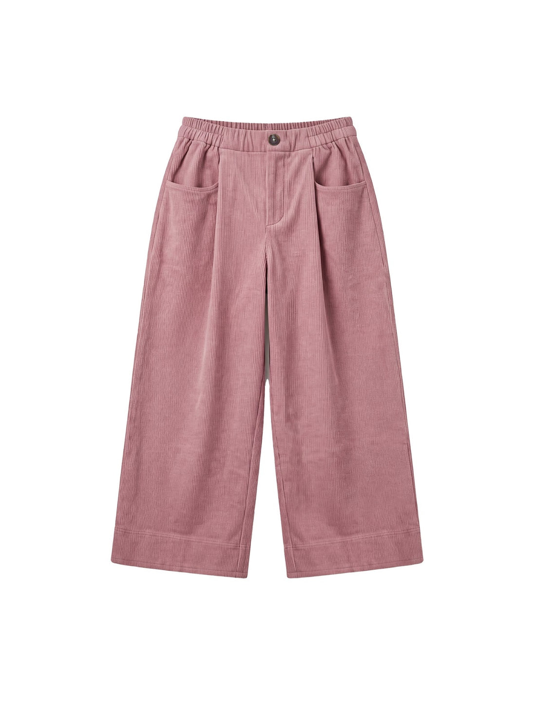 Klassische Cord-Culotte mit Gummibund