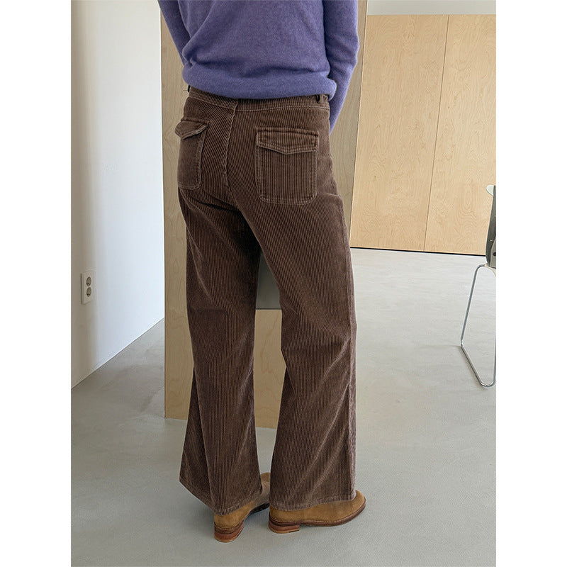 Damen-Cordhose mit Schlag, 92353