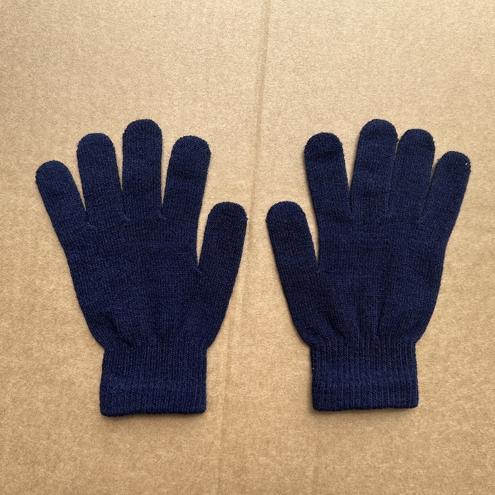 Winter-Set: Gefütterte Strickmütze mit Ohrenschutz und Schal
