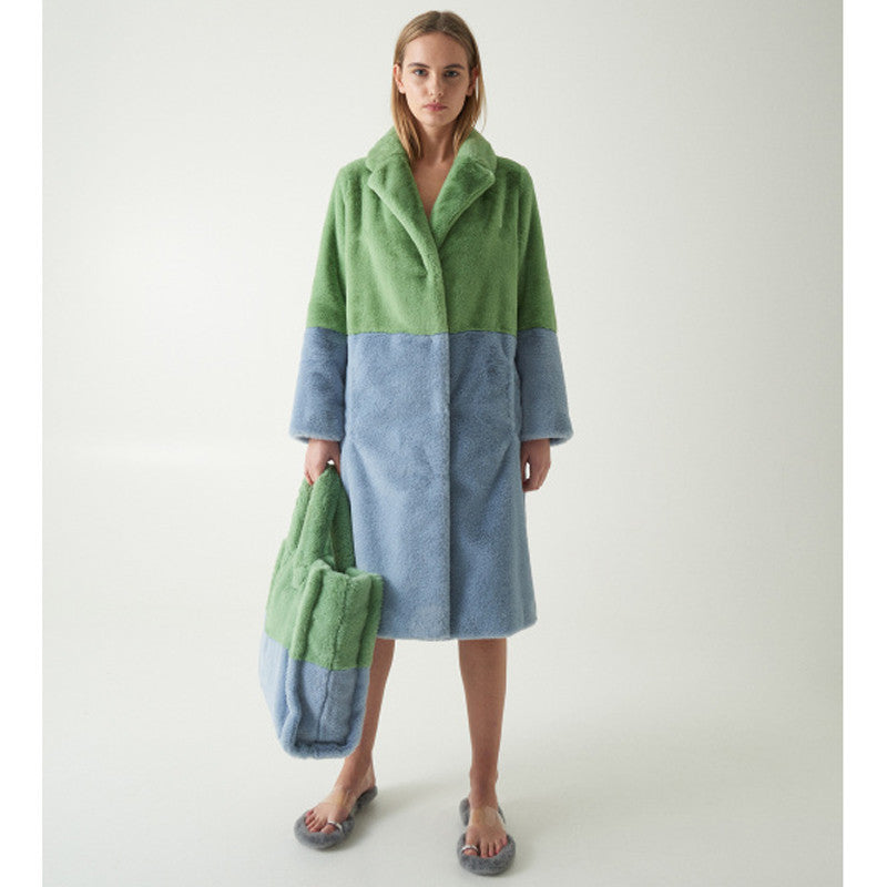 Teddy-Mantel, gefüttert, verschiedene Farben
