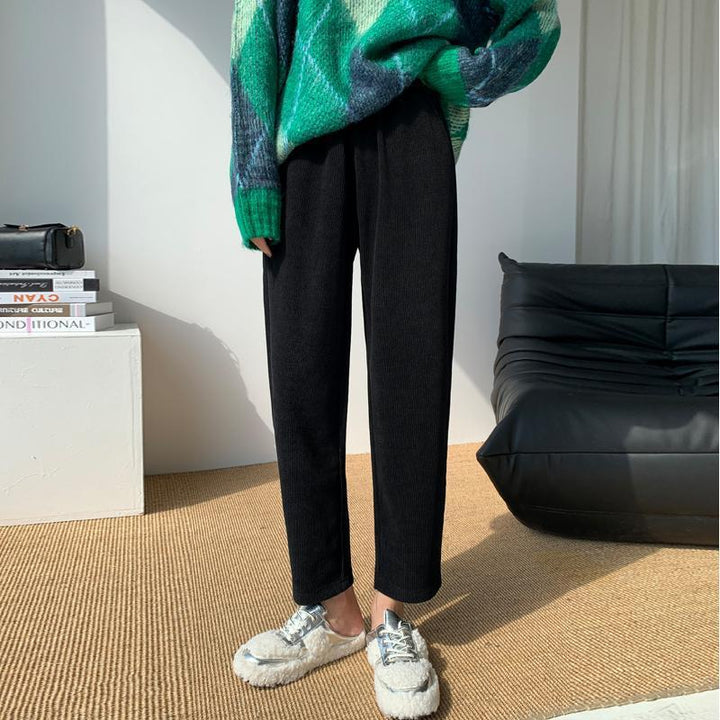 Damen-Cordhose, Haremsschnitt, verschiedene Längen
