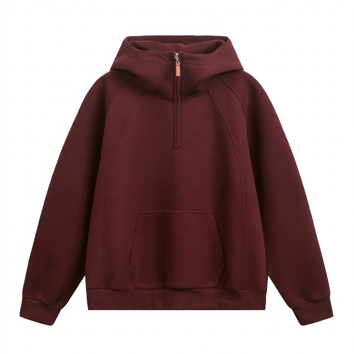 Unisex-Kapuzenpullover mit Reißverschluss