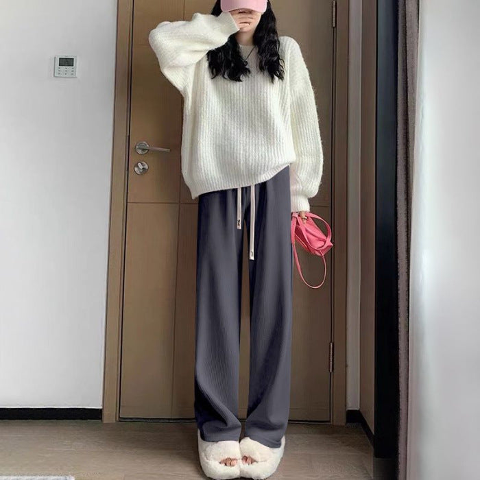 Gerade geschnittene Cordhose für Damen
