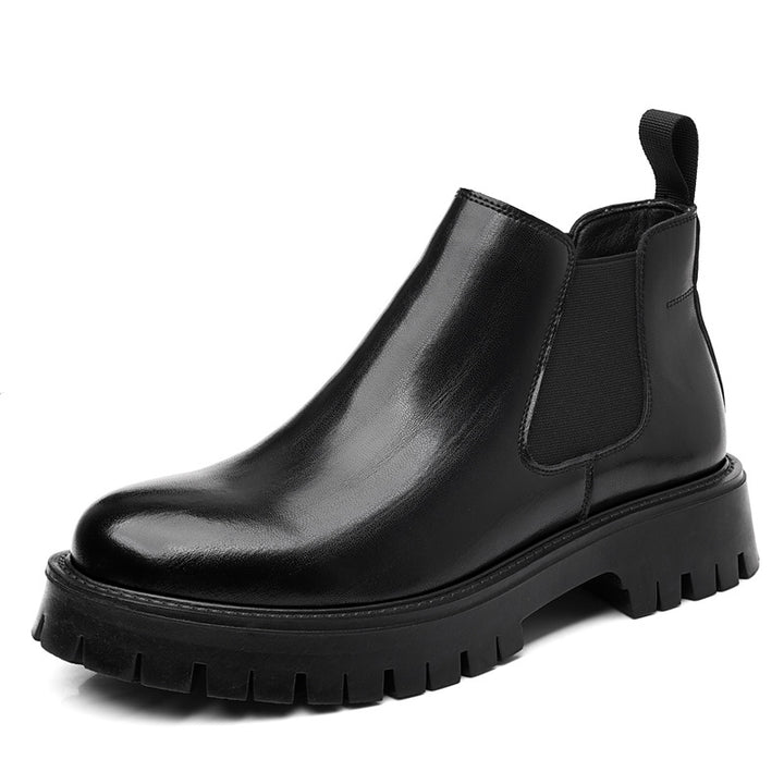 Herren Chelsea-Stiefel, knöchelhoch, rutschfest, Kunstleder