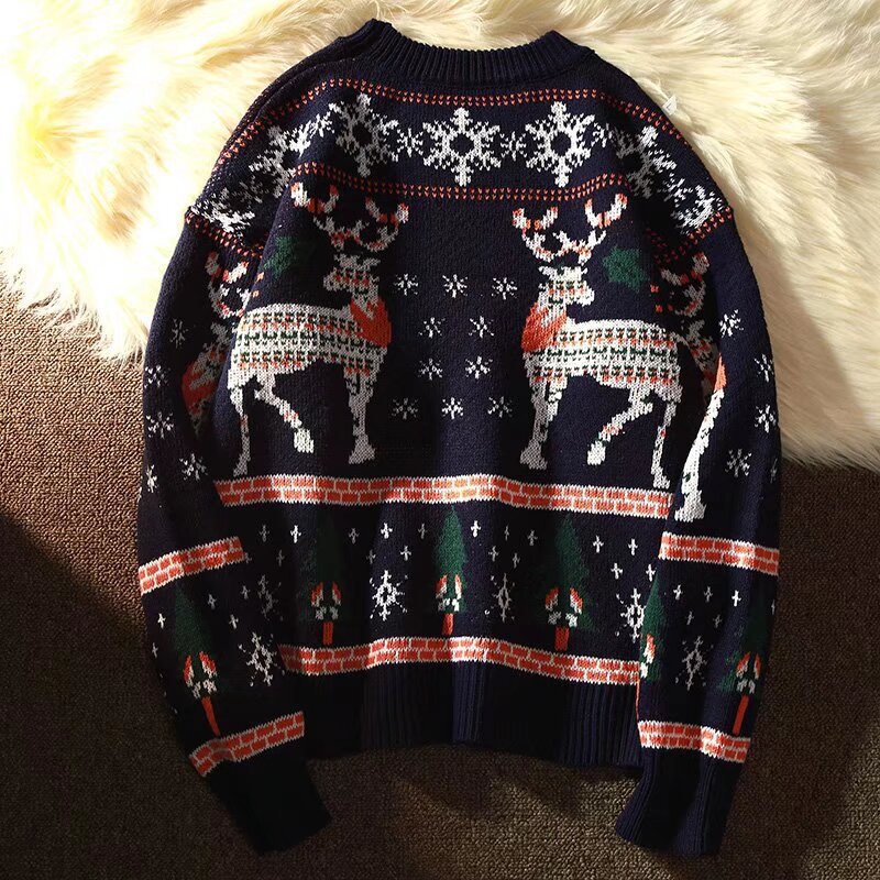 Lockerer Strickpullover im urbanen Stil