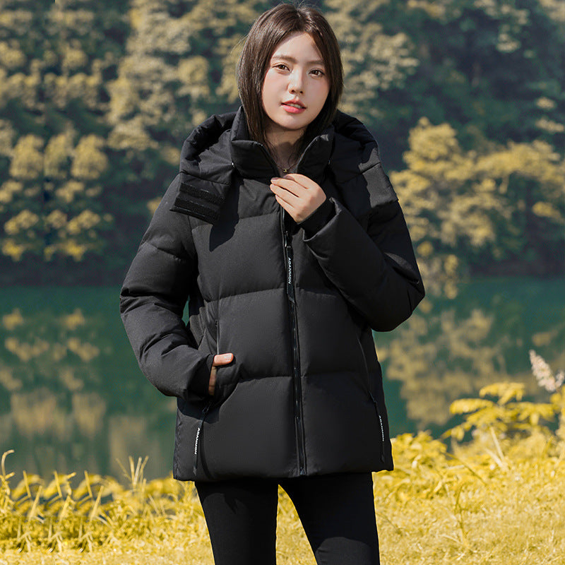 Kurze, extra dicke Daunenjacke für Damen