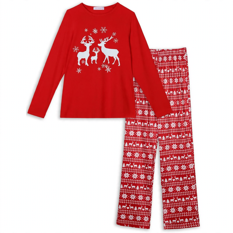 Weihnachts-Schlafanzug-Set für die ganze Familie