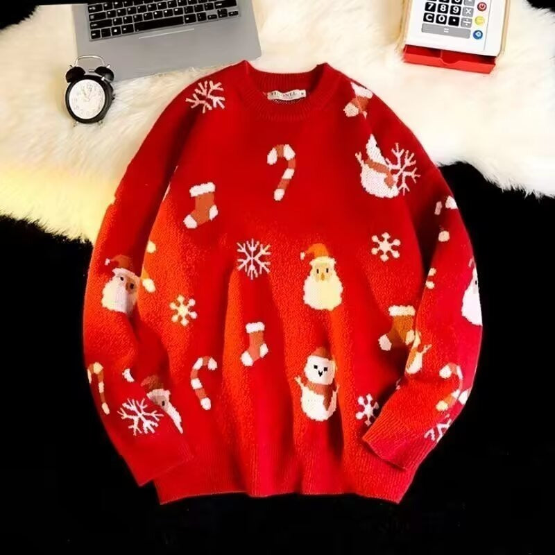 Unisex Strickpullover, locker und warm