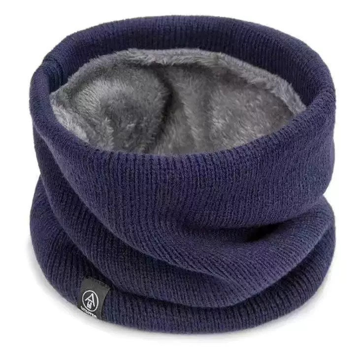 Gefütterter Strickschal, wärmend, für den Winter