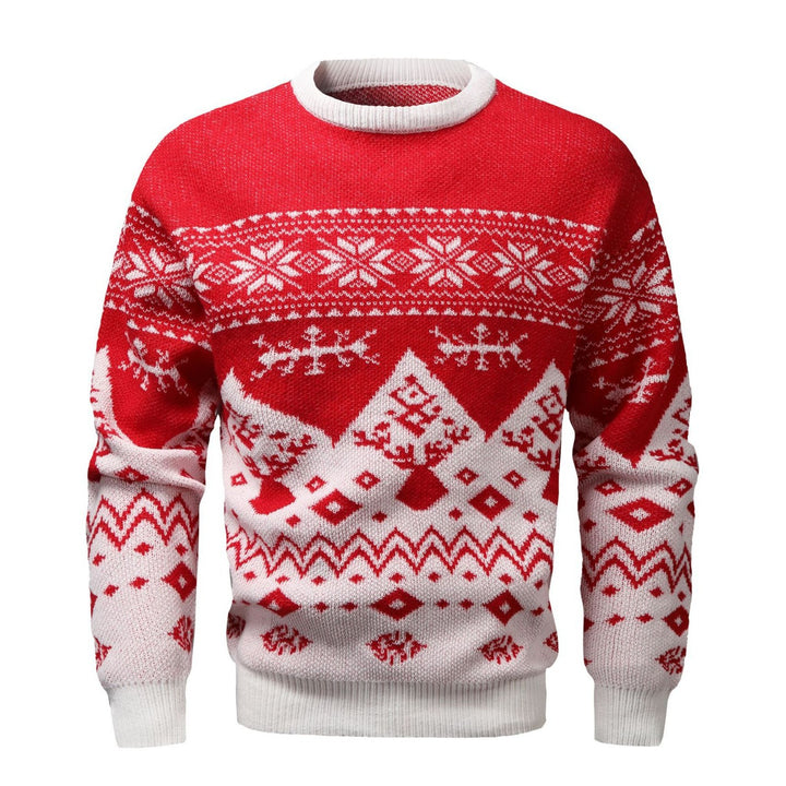 Retro-Weihnachtspullover im amerikanischen Stil